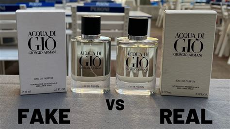 Fake vs Real Armani Acqua di Giò Pour Homme Eau De Parfum 